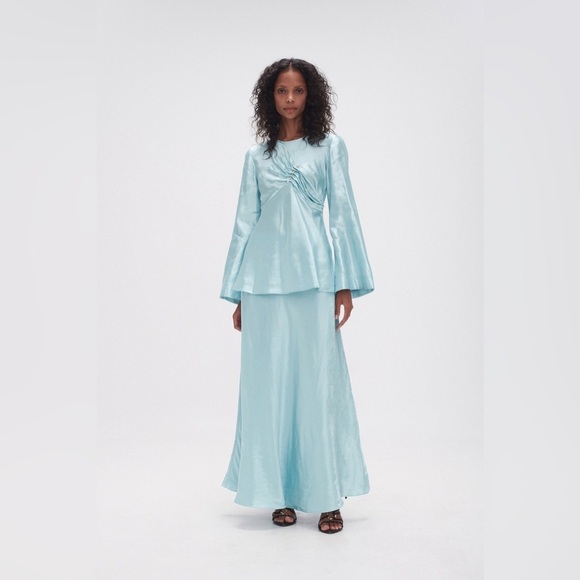 New! Aje. Moonglade Pierced Top in Spearmint Blue 🩵 size 10 NWT! - Picture 4 of 16